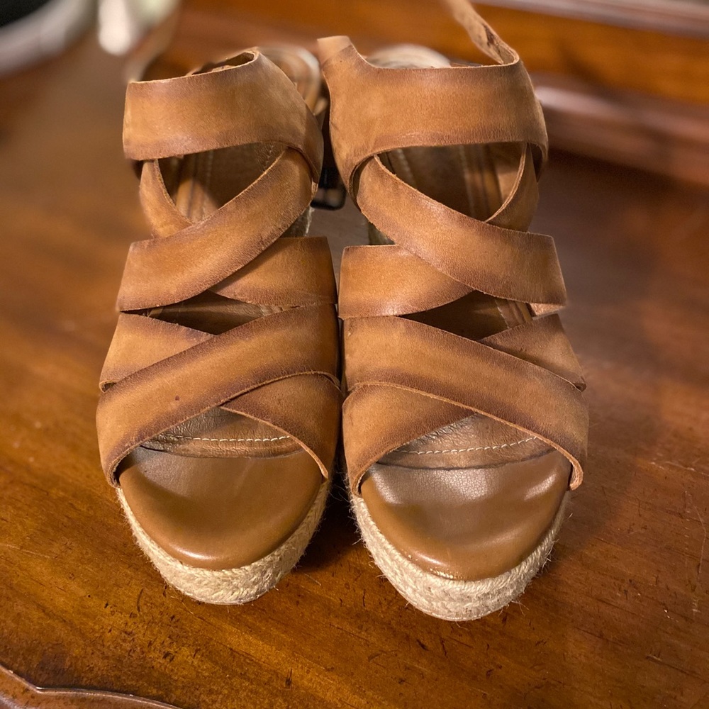 Indigo Clark Wedge Sandals - Picture 2 of 4